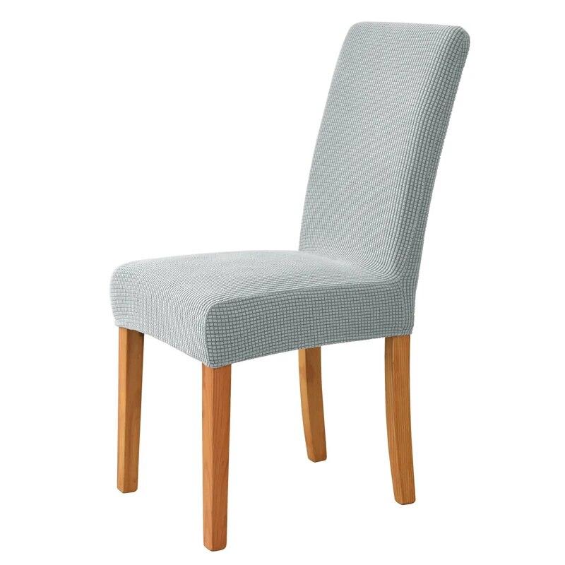 Velvet Fabric Chair Cover for Dining Room Wedding Hotel Banquet Soft & Comfortable Spandex Stretch Chair Covers  Home Decor Seat