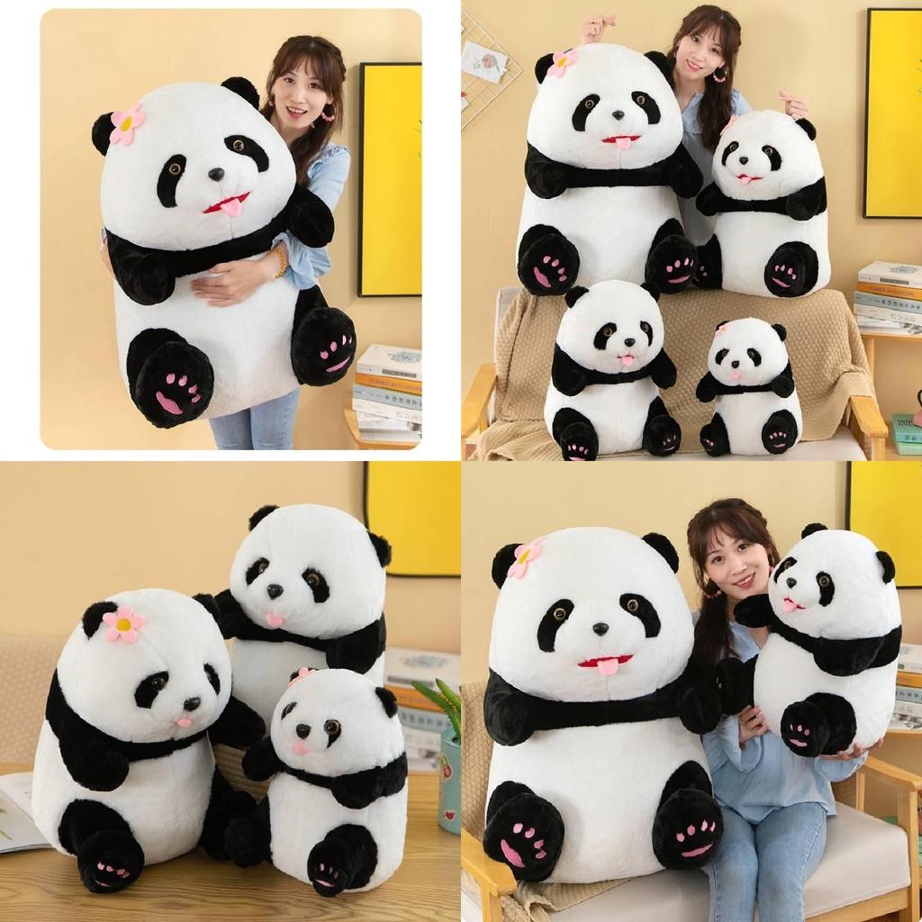 Panda Teddy Bear Doll Unique Design Logo Embroidery 45cm Height Premium Material