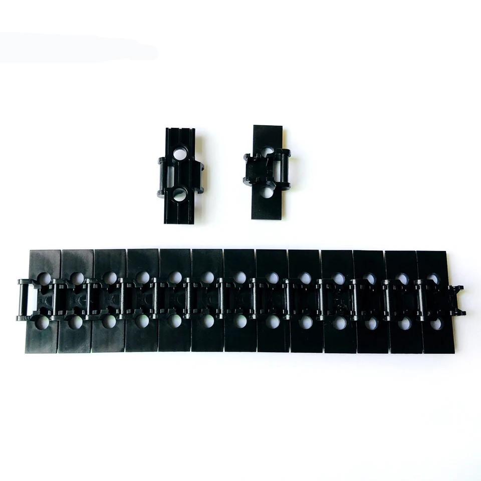 80pcs 57518 Building Blocks Part Large Size Tank Engineering Car Track 57518 Accessorie Birck Compatible Ev3 24375 DIY Brick Toys