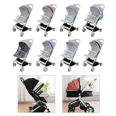 Full Coverage Baby Bug Nets Stroller Mosquito Net for Baby Carrier Pushchair Universal Pram Canopy Insect Netting Cover