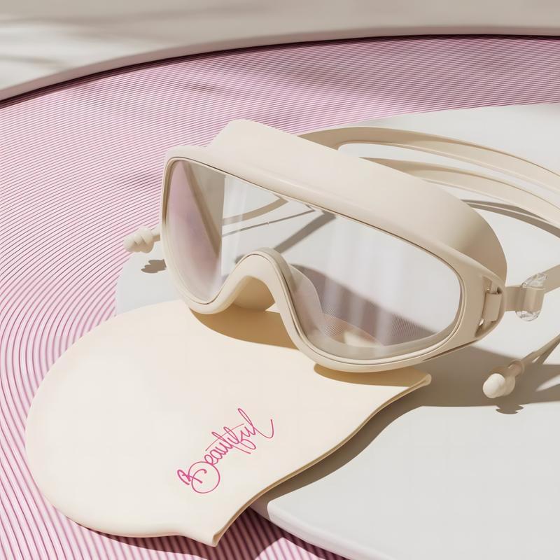 HANDUNYOU Fashion Silicone Swim Cap for Long Hair