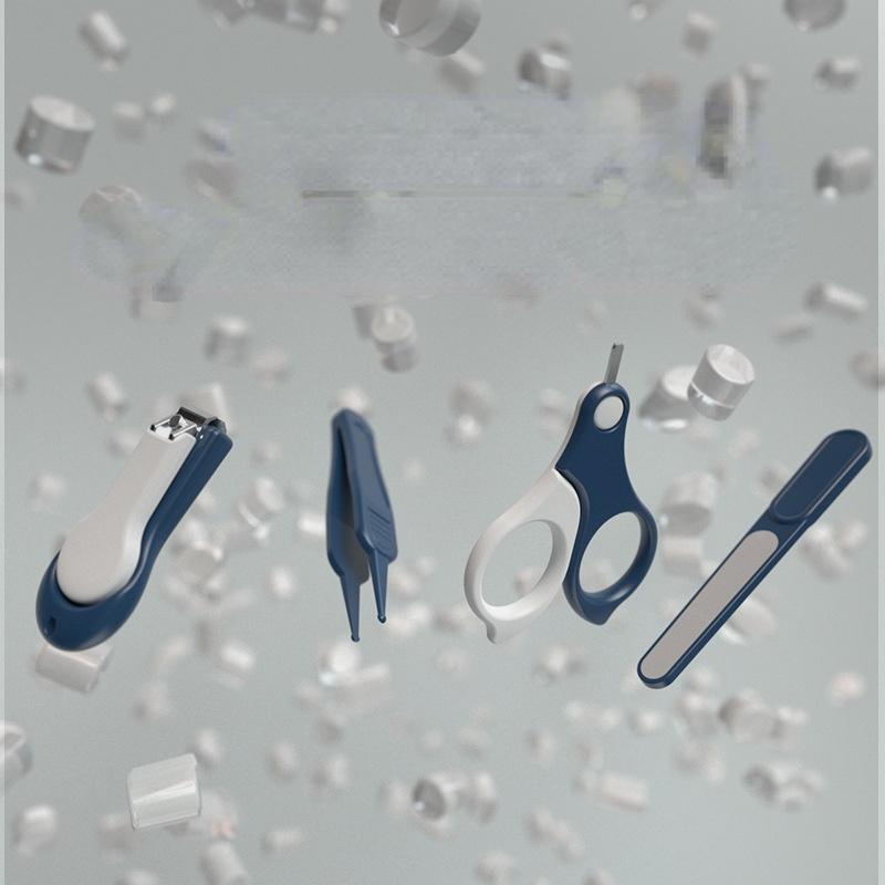 Newborn Care Set Baby Nail Clippers Infants and Young Children's Anti-meat Nail Clippers Set Box