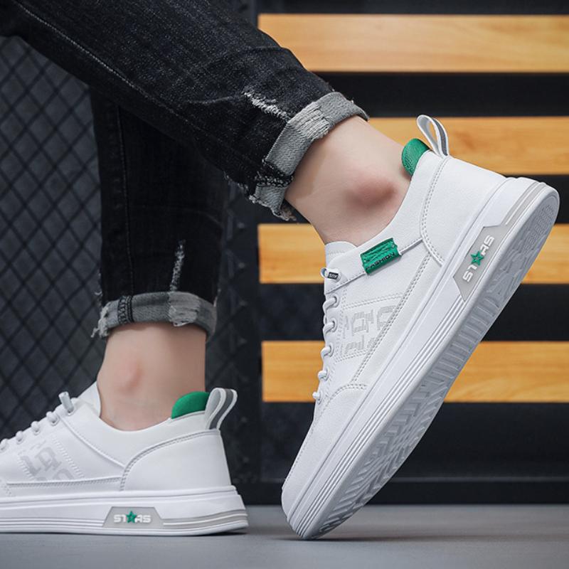 Soft Bottom Men Casual Sneakers Trendy Mens Casual Shoes Breathable Outdoor Sports White Men Shoes 2024 New Zapatillas De Hombre