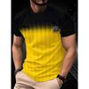 3D Print Mens O-Neck Short Sleeved Tee Street Daily Fashion T-Shirt for Men Oversized Summer Tops