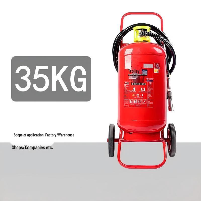DAXTE 35kg Pushcart Dry Powder Fire Extinguisher