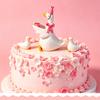 Portacandele Anatra Topper per Torta, Carina Statuetta Anatra in Resina con Fiocco e Cappello da Festa, Foro Metallo per Candela, Piccola Statua Anatra per Torta di Compleanno Tavolo