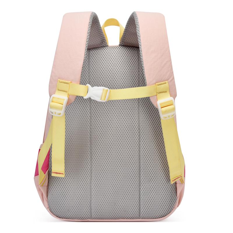 Color Block Kindergarten Schoolbag Cartoon Lightweight Large Capacity Children's Backpack