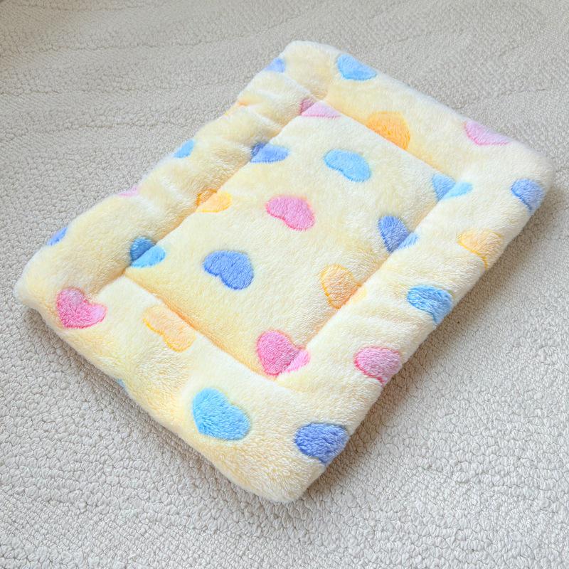 Thick Pet Cushion: Warm Cotton Blanket & Sleeping Pad for Dogs and Cats