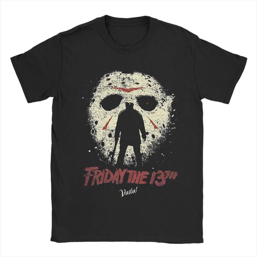 Jason Voorhees Friday 13th  T Shirt friday 13th Pure Cotton Clothing Funny Short Sleeve Round Neck Tees 4XL 5XL 6XL T-Shirt