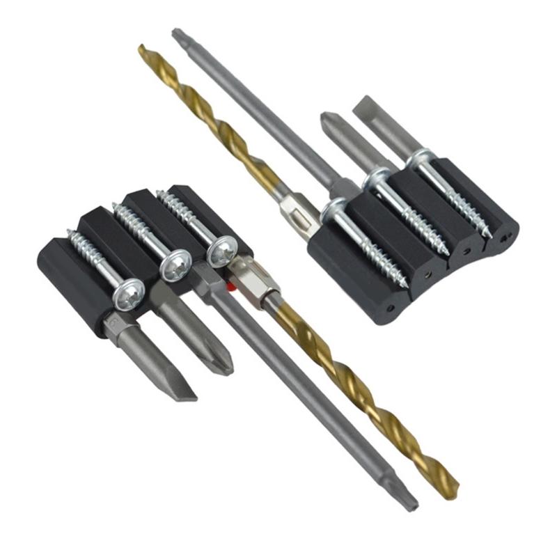 Plastic Bit Gripper Quick Change Tool Cover Tool Cover Driver Bit Black Bit Holders Mount Attachment Power Drill