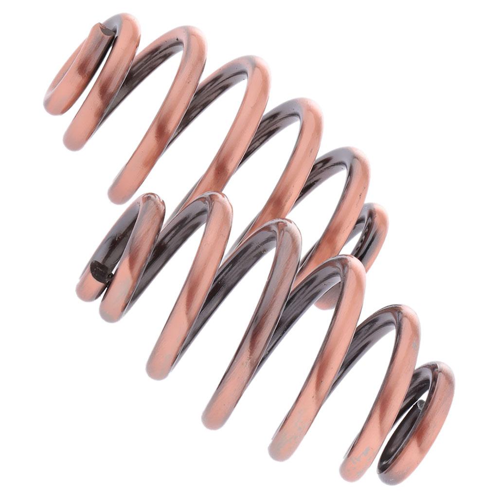 2X Motorcycle Pad Saddle Solo Seat Springs Bracket For-Round Nose