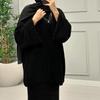 2025 Spring Women's Fashion: Loose Wide Sleeve Sweater & Midi Skirt Set