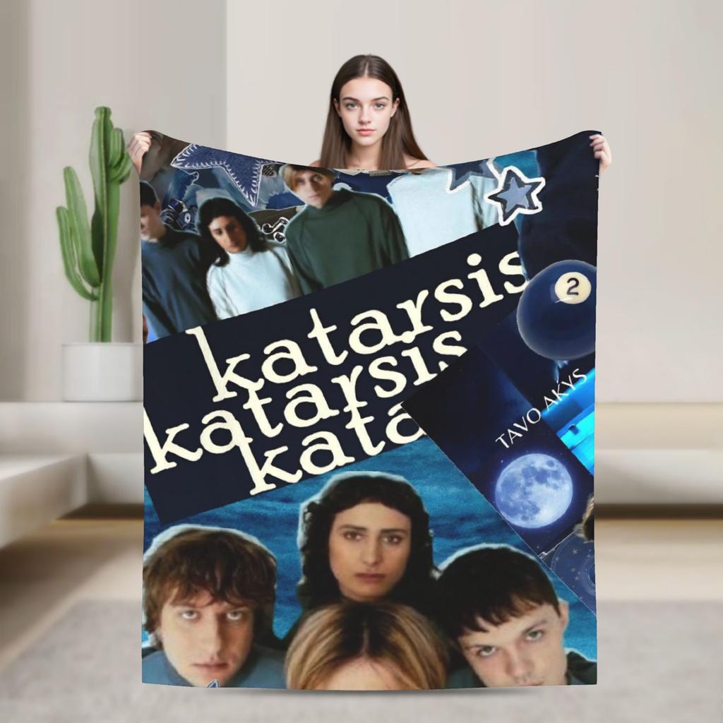 Katarsis Tavo Akys Eurovisions 2025 Blanket Quality Soft  Throw Blanket Winter Decorative Outdoor Print Bedspread