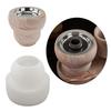 Aromatherapy Jar Mold Silicone Bottle Mold with Lids Storage Container Epoxy Casting Molds for Storing DIY Decor Jar