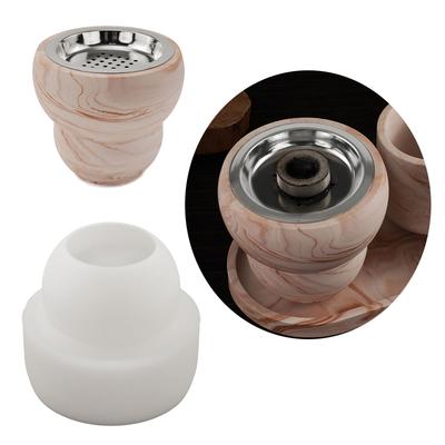 Silicone Jar Mold Resin Jar Mold with Lid Jar Epoxy Resin Casting Mold for DIY Aromatherapy Storage Container Holder