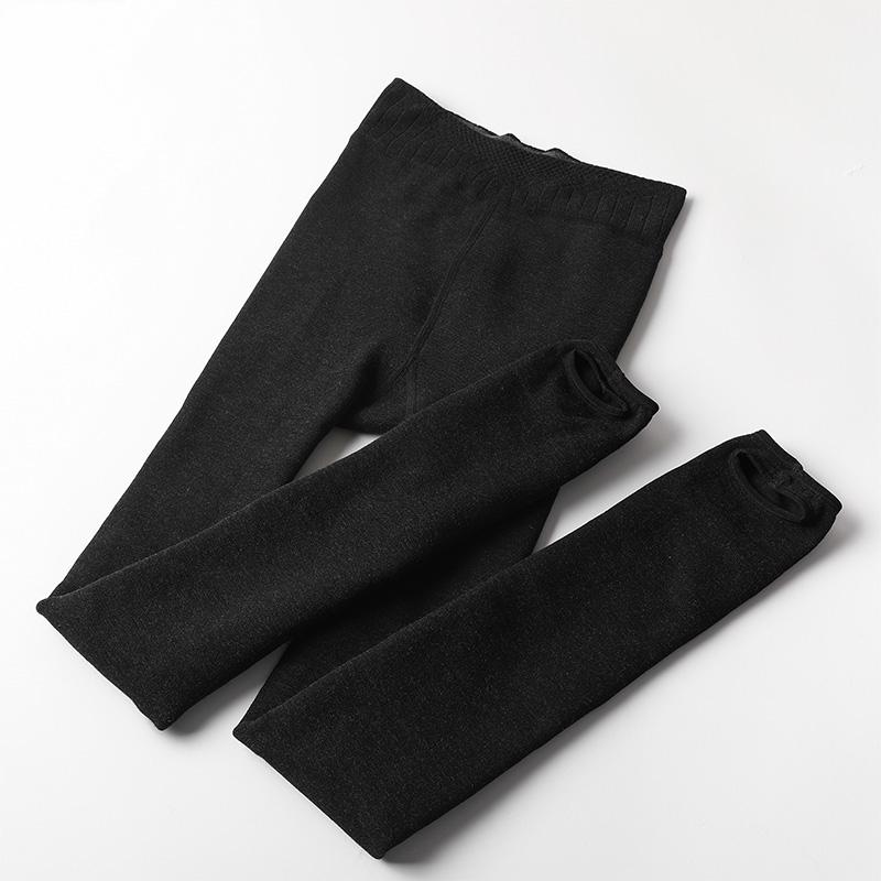 2022 Women Fall Winter Warm Legging Pants Pantyhose High Waist Super Elastic Stretch Soft Thicken Thermal Plus Velvet Slim Solid Color