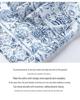2026 Spring Women's Blue & White Porcelain Stand Collar Long Sleeve Shirt, Chinese Style, Slim Fit, Pure Cotton