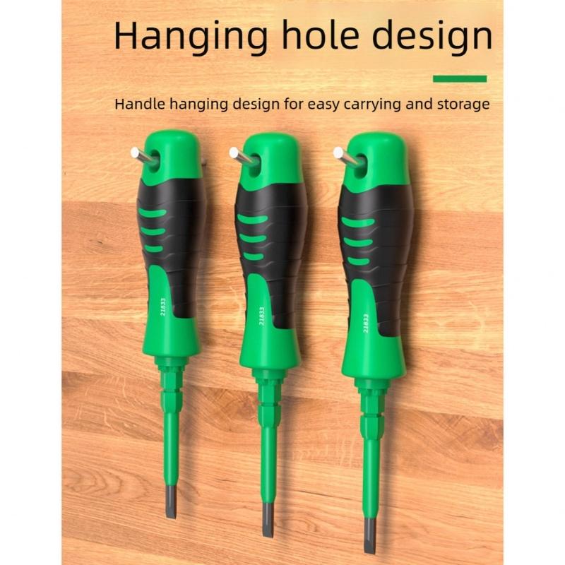 Heavy Duty Double Ended Magnetic Screwdriver Heavy Duty Double Tip Design High Torque for Mechanics Electrical Repairs
