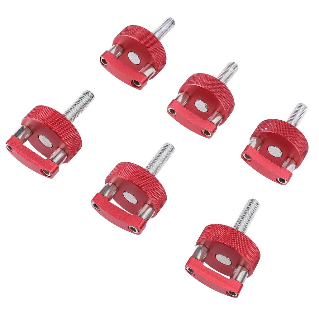 Fastener Thumb Screws Integrated D Ring Aluminum Alloy Anodized Quick Removal Thumb Screw Replacement for JK JL JT