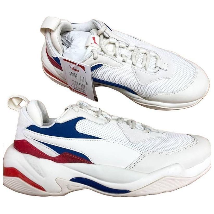 Puma Thunder Shoes White/Blue/Red Men's 367516-24