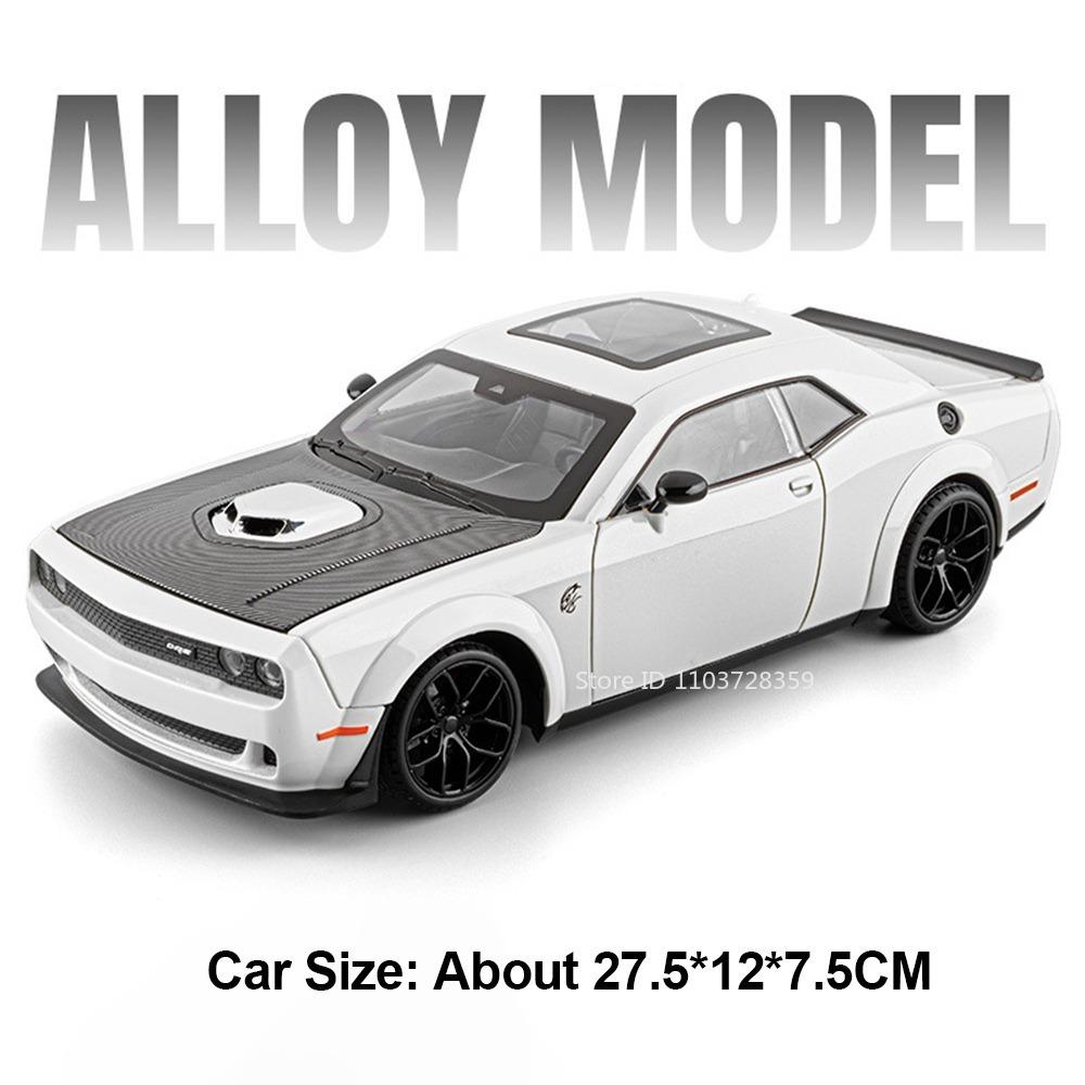 1:24 500K 300SL Miniature Model Vintage Car Alloy Diecast Sound Light Door Opened Shock Absorption Electroplate Vehicle for Kids
