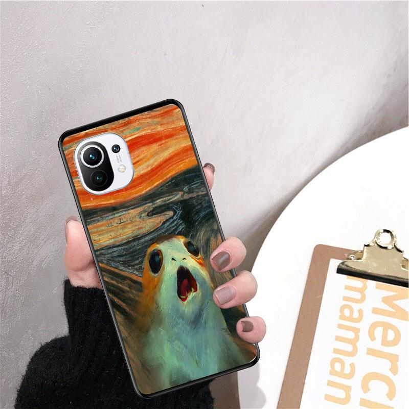 Scream Cat Dog Art Phone Case For Xiaomi Mi 11T 11 12T Pro 10T 10 10Pro 12 11 Lite 5G NE 12S 10pro Poco X3 Pro Poco F3