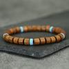 Classic Natural Wooden Bracelet For Men Handmade Prayer Yoga Meditation Healing Wrist Accessories Lightweight Comfortable Joias