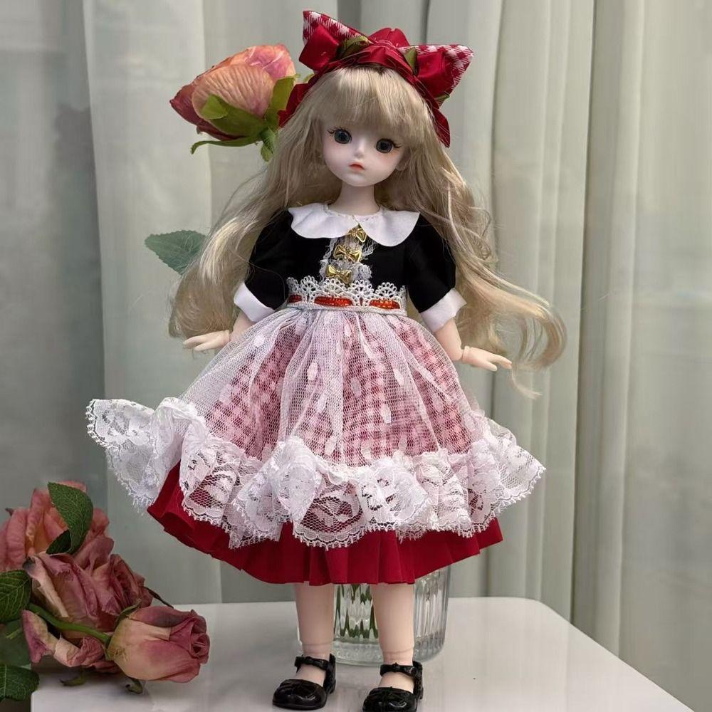 Attractive Eyes Princess Dress Up BJD Dolls Princess Makeup Ball Joint Doll Birthday Gift