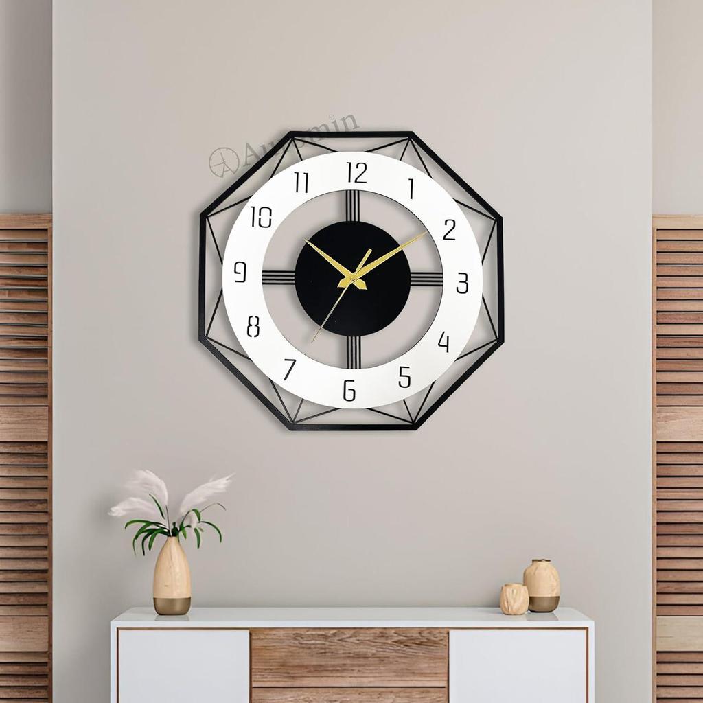 Moderne dekorative Uhren für Wohnzimmer Stilvoll | Designer-Wanduhr für Schlafzimmer, Büro, Salon, Küche, Café/Restaurant