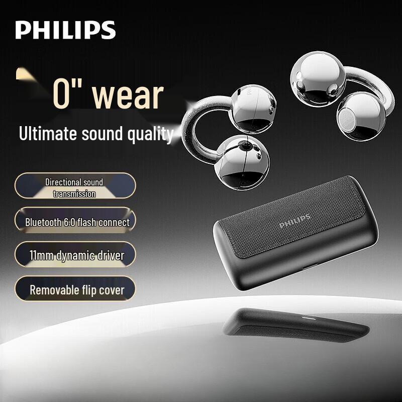 

Бездротові Bluetooth-навушники Philips TAQ5020 з відкритим акустичним дизайном