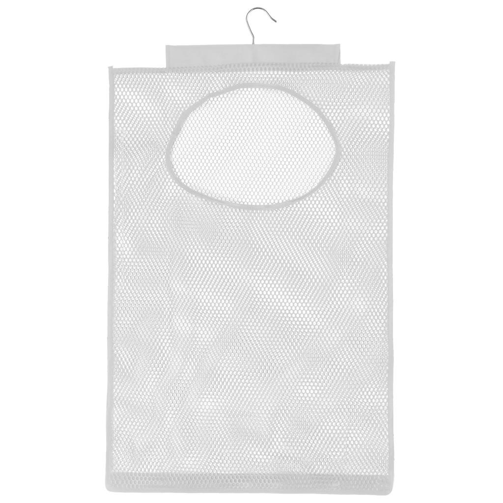 Badezimmer Netz-Aufbewahrung Hängebeutel Faltbar Platzsparend Schmutzwäschebeutel mit Reißverschluss für Studentenwohnheime, Fitnessstudio und Wohnmobilreisen