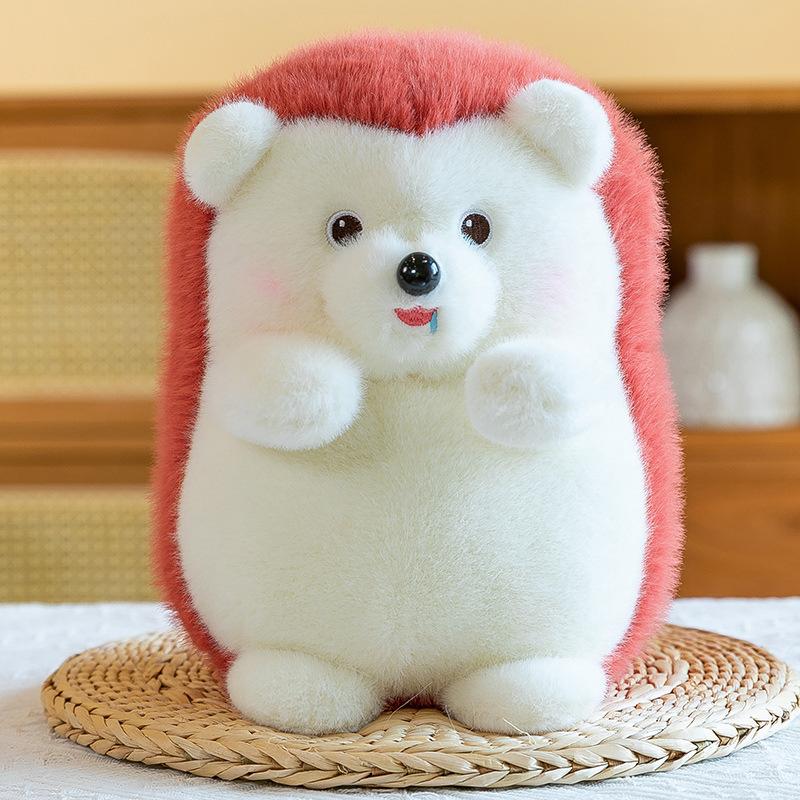 Apple Hedgehog Plush Toy Steals Doll Birthday Gift Doll Detachable Simulated Fruit