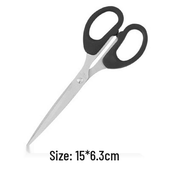 Portable Stainless Steel Scissors for Office, Household, Children's Crafts, and Kitchen Use