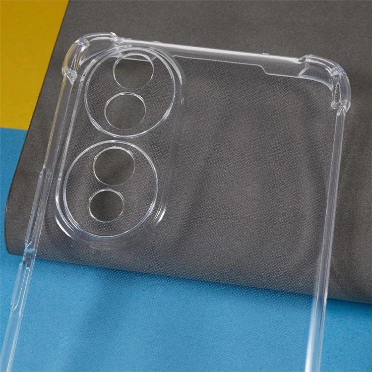For Honor 90 TPU Clear Cover Anti-Fall Reinforced Corners Phone Case