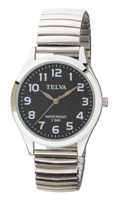 Analog Waterproof Metal Band Watch Silver [Clepha] TE-AM149-BKS Men's