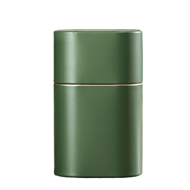 

Портативная коробка для чая, герметичная коробка для чая, контейнер для хранения чайной посуды, жестяная банка для кофе, коробка для сахара, кухонное хранение зелёный