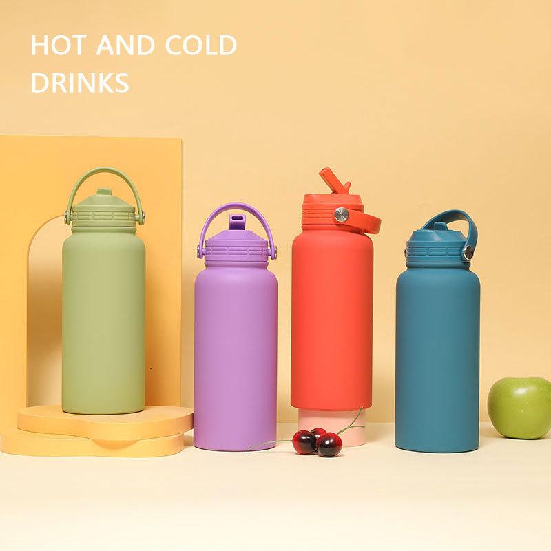 Factory Direct Supply Sports Thermos American Style Thermos Large Capacity Vacuum Insulated Camping Portable Water Bottle