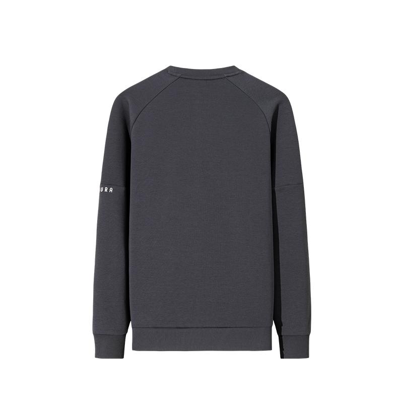 ANTA Sweatshirts Men's Wax Gray 4 Crew Neck Moderate 952547713-4