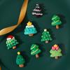 Christmas Tree Refrigerator Stickers Christmas Refrigerator Atmosphere Decoration Cute Resin Magnetic Refrigerator Stickers