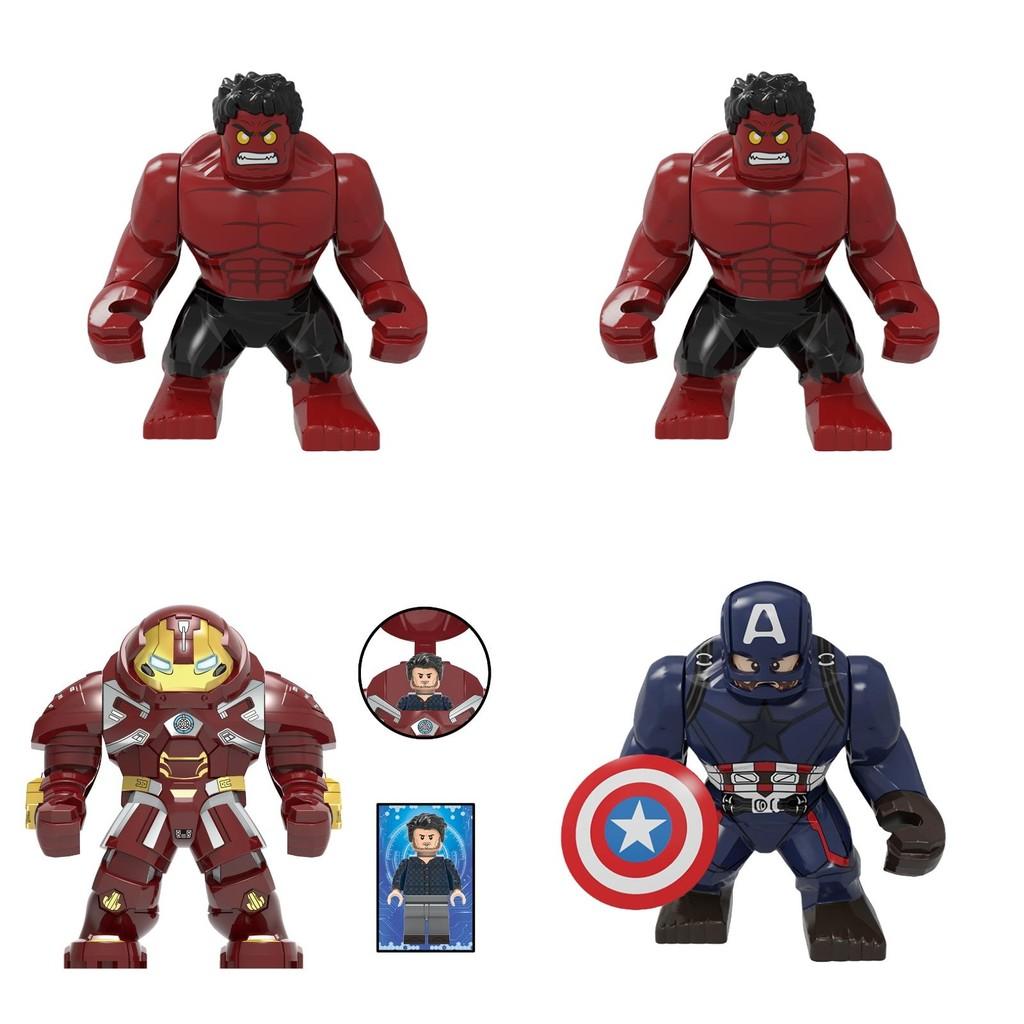 Marvel Avengers Superhero Building Block Set Pg Adult Collection Iron Man Hulk Thor Captain America Groot Abs Plastic 8cm Height