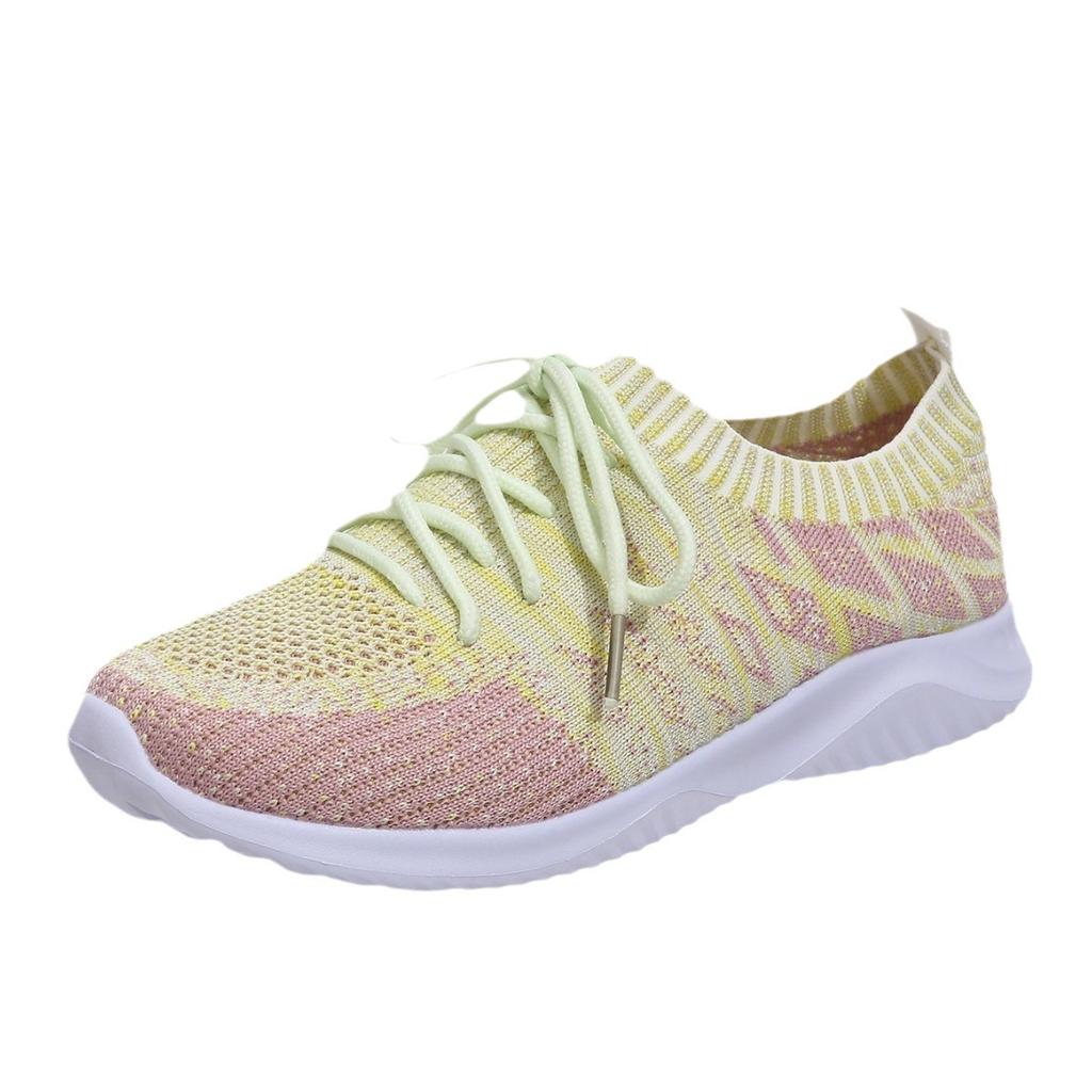 2025 autumn new sports shoes light lace-up fabric round head solid color single shoes low-top socks women's shoes