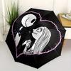 Jack SkellingtonSally Automatisches Öffnen und Schließen Regenschirm Geeignet für alle Anlässe und Geschäftsregenschirm, Unisex Regenschirm0710073