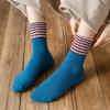 Chaussettes Super Épaisses pour Femme Hiver Mi-mollet Chaussettes en Laine, Épaissies et Molletonnées Chaudes Chaussettes Longues pour Femme, Chaussettes Noires Amples en Coton Cachemire
