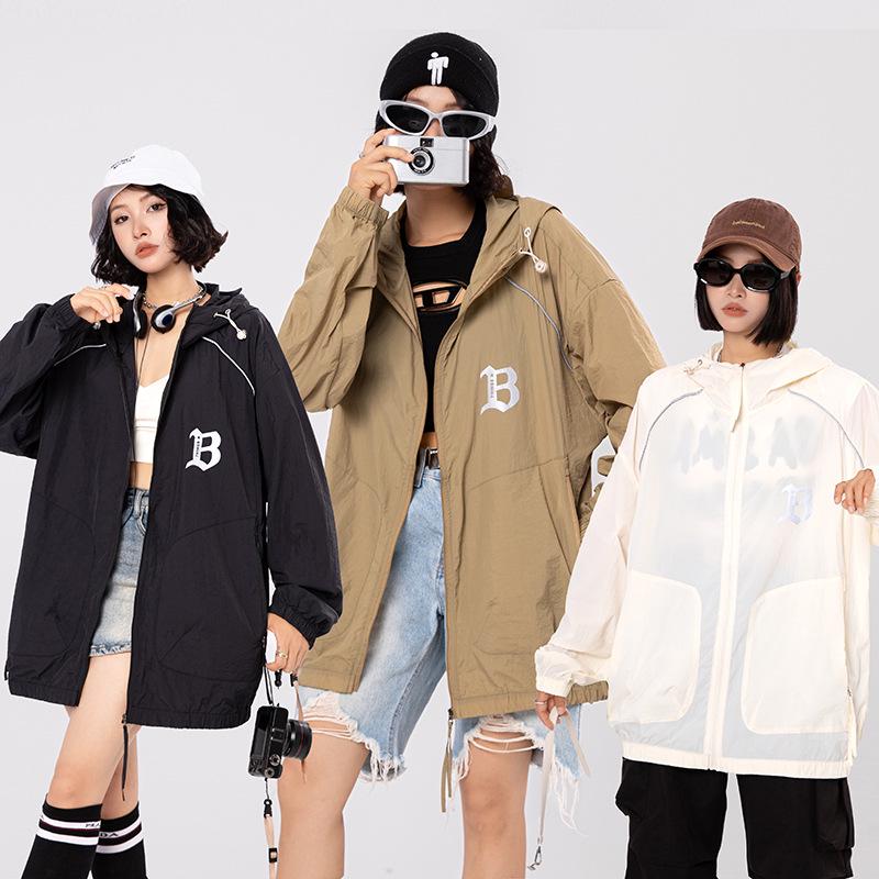 Women's Summer Lightweight Quick-Dry Hooded Sun Protection Jacket - Cool UV Protection Short Coat