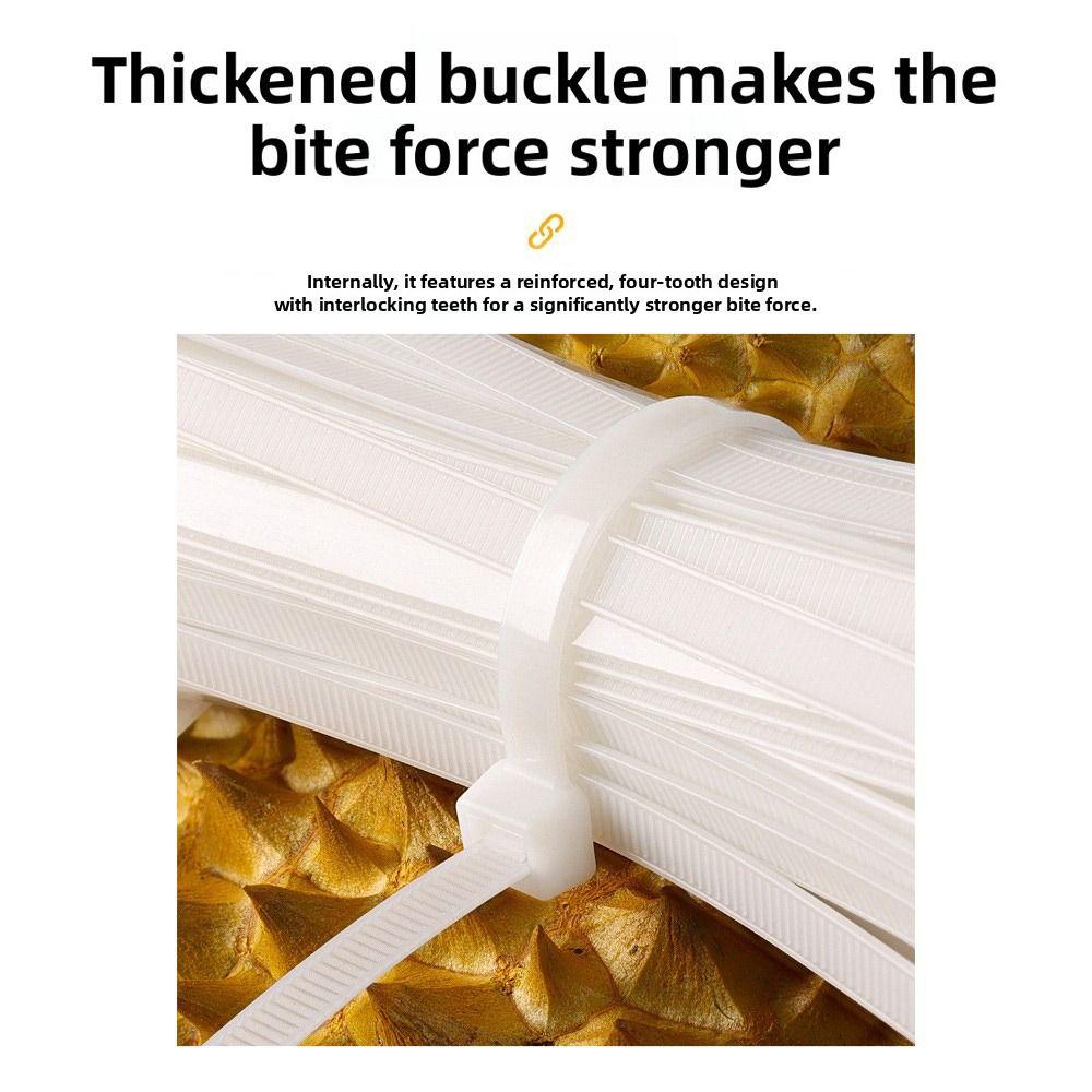 Nylon Material Durian Zip Tie 650mm Size Nylon Cable Ties Zipper Ties  Car Daily Repair