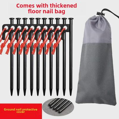 Windproof Heavy-Duty Tent Stake Set for Camping and Beach