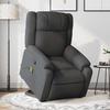 VidaXL Reclining Massage Armchair Dark Grey Fabric 3205215