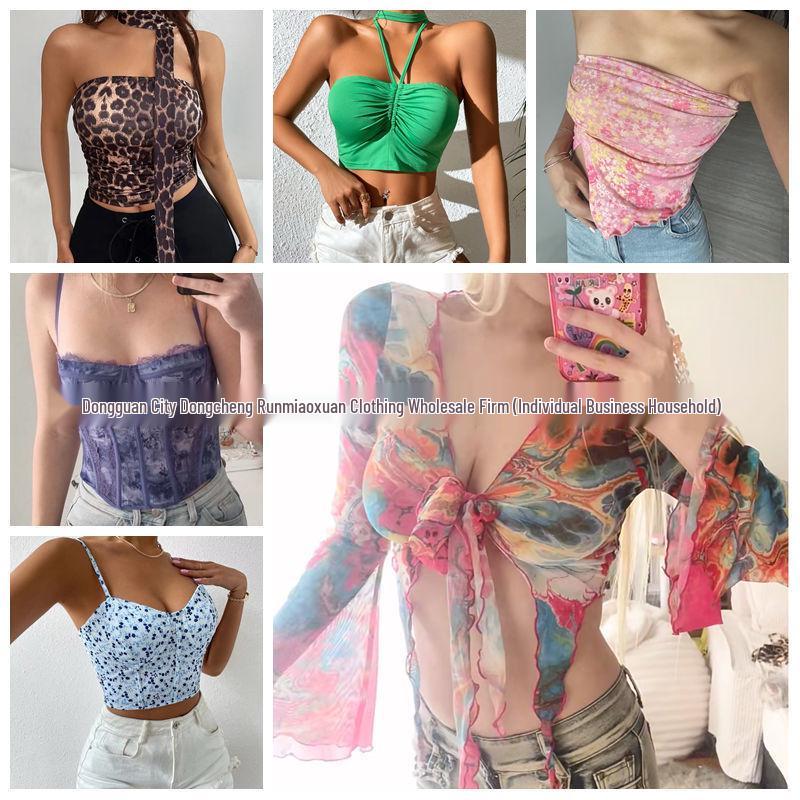 

SHEIN Трансграничный Ассортимент Женский Сексуальный Топ-майка на бретелях для горячей девушки Mixed Sizes