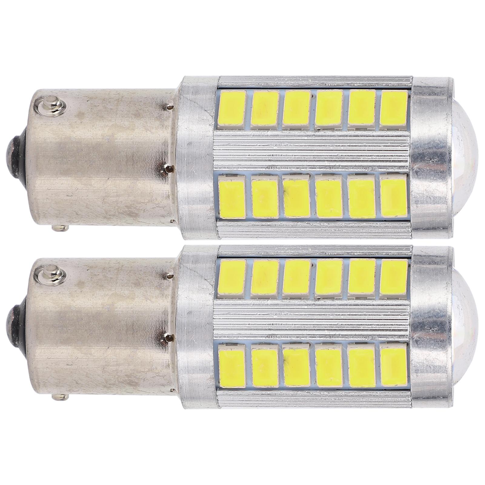 

1156 Автомобильная светодиодная лампа 5630 33SMD высокой мощности для сигнала поворота, тормоза, стоп-сигнала, дневного света, противотуманных фар, белого света