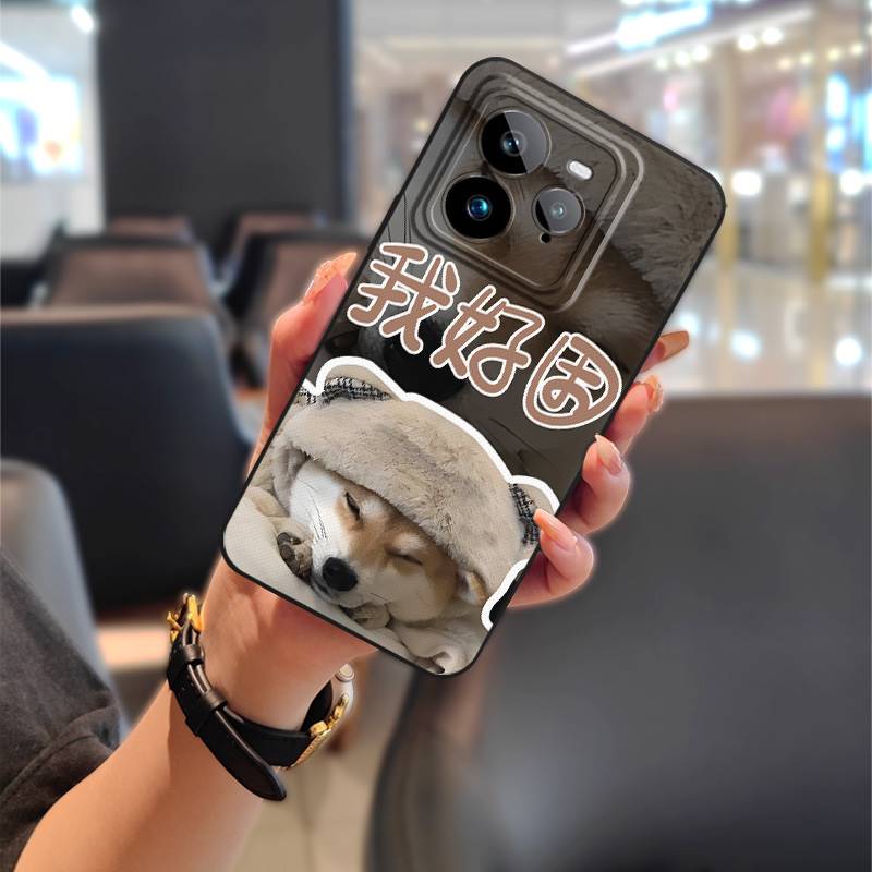 Cartoon Silicone Phone Case For Realme GT7 Pro TPU Shockproof Couple Phone Pouch Anti-dust Full Wrap Soft Case Graffiti